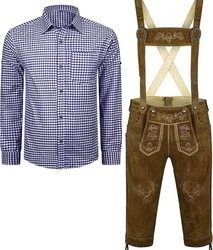 ALL THE GOOD Trachtenlederhose Herren Trachtenset Bayerische Oktoberfest (BLR01) BLR01