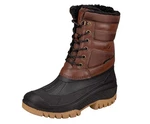 Lico Winterstiefel Fenna Dunkelbraun/Braun/Rot/Schwarz/Dunkelgrün/Orange