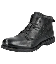 bugatti Schnürstiefelette Schwarz