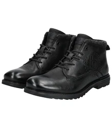 bugatti Schnürstiefelette Schwarz