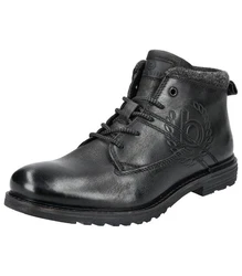 bugatti Schnürstiefelette Schwarz