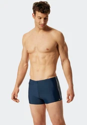 Schiesser Badehose Nautical Casual Dunkelblau/Blau