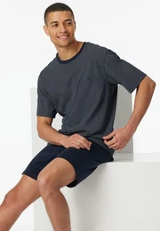 Shorty Comfort Essentials (2 tlg) mit gemustertem Oberteil