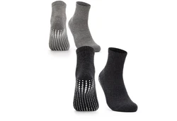 OCCULTO Basicsocken Herren Stoppersocken Modell Andi Schwarz/Dunkelgrau/Grau