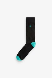 Next Socken mit gepolsterter Sohle Schwarz/Mischfarben