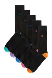 Next Socken mit gepolsterter Sohle Schwarz/Mischfarben