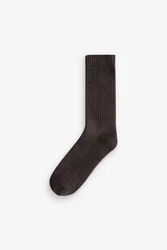 Next Schwere Socken 4er-Pack Dunkelbraun/Grau/Khaki/Beige/Braun