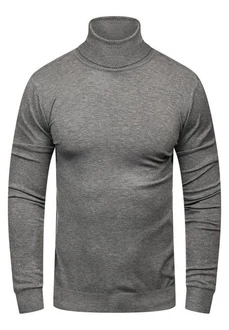 behype Rollkragenpullover TIBERIUS Slim Fit-Schnitt