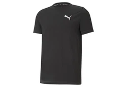PUMA T-Shirt Active Herren Schwarz/Dunkelgrau/Grau