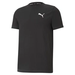 PUMA T-Shirt Active Herren Schwarz/Dunkelgrau/Grau