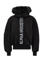 Alpha Industries Winterjacke Men Bomber Jackets Hooded Custom 45/P Schwarz