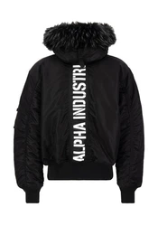 Alpha Industries Winterjacke Men Bomber Jackets Hooded Custom 45/P Schwarz