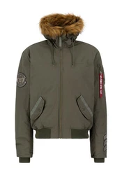 Alpha Industries Winterjacke Cold Weather Jackets Dunkelgrün/Khaki/Braun