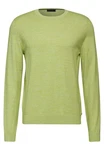 STREET ONE MEN Strickpullover mit Rundhalsausschnitt Neonfarben/Grün/Hellgrün