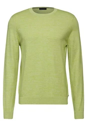 STREET ONE MEN Strickpullover mit Rundhalsausschnitt Neonfarben/Grün/Hellgrün