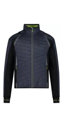 CAMPAGNOLO MAN JACKET WITH DETACHABLE SLEEVES Titangrau/Schwarz