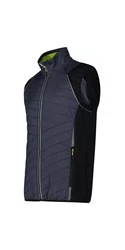 CAMPAGNOLO MAN JACKET WITH DETACHABLE SLEEVES Titangrau/Schwarz