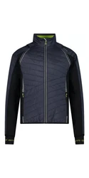 CAMPAGNOLO MAN JACKET WITH DETACHABLE SLEEVES Titangrau/Schwarz