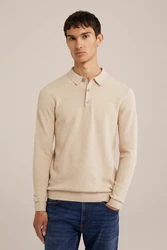 WE Fashion Poloshirt Khaki/Beige/Braun