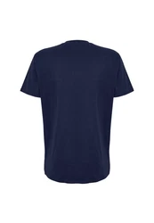 hummel T-Shirt Rundhalsausschnitt gesticktes Logo Regular fit (7924) Blau (7924)