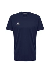 hummel T-Shirt Rundhalsausschnitt gesticktes Logo Regular fit (7924) Blau (7924)