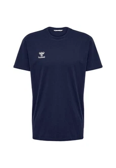 hummel T-Shirt Rundhalsausschnitt gesticktes Logo Regular fit (7924) Blau (7924)