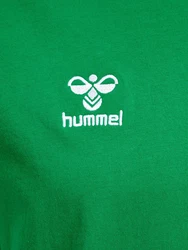 hummel T-Shirt Rundhalsausschnitt gesticktes Logo Regular fit (7924) Grün (7924)