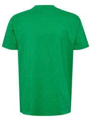 hummel T-Shirt Rundhalsausschnitt gesticktes Logo Regular fit (7924) Grün (7924)