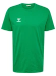 hummel T-Shirt Rundhalsausschnitt gesticktes Logo Regular fit (7924) Grün (7924)