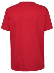 hummel T-Shirt Rundhalsausschnitt gesticktes Logo Regular fit (7924) Rot (7924)