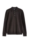 Next Polokragenpullover Regular Fit Poloshirt aus Strick Dunkelbraun/Braun/Dunkelgrün/Grau
