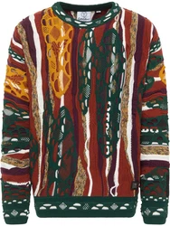 CARLO COLUCCI Rundhalspullover Di Panfilo Mischfarben/Orange/Schwarz/Grau/Hellblau