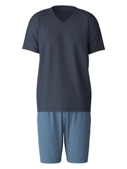 CALIDA Shorty Season Special Herren Dunkelblau/Grau/Blau