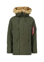 Alpha Industries Winterjacke Explorer Dunkelgrün/Khaki/Grün