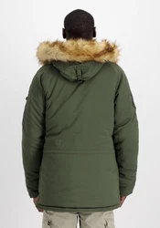 Alpha Industries Winterjacke Explorer Dunkelgrün/Khaki/Grün