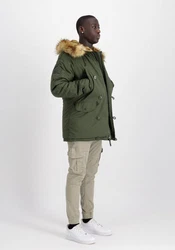 Alpha Industries Winterjacke Explorer Dunkelgrün/Khaki/Grün