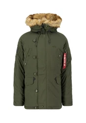Alpha Industries Winterjacke Explorer Dunkelgrün/Khaki/Grün
