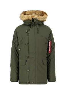 Alpha Industries Winterjacke Explorer Dunkelgrün/Khaki/Grün