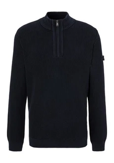 Joop Jeans Strickpullover Henrio mit Reißverschluss