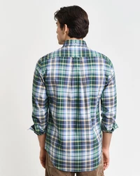 Gant Karohemd REG POPLIN TARTAN CHECK SHIRT Regular Fit Hellblau/Blau/Türkis/Braun