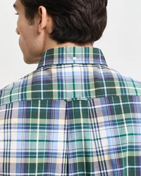 Gant Karohemd REG POPLIN TARTAN CHECK SHIRT Regular Fit Hellblau/Blau/Türkis/Braun