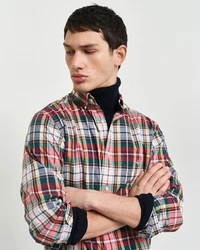 Gant Karohemd REG POPLIN TARTAN CHECK SHIRT Regular Fit rot
