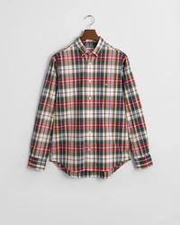 Gant Karohemd REG POPLIN TARTAN CHECK SHIRT Regular Fit rot