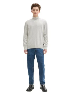 TOM TAILOR Denim Strickpullover Basic Rollkragenpullover