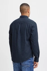 BLEND Hemd Burley Dunkelblau/Hellblau/Blau