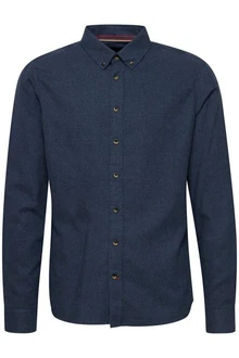 BLEND Hemd Burley Dunkelblau/Hellblau/Blau