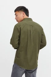 BLEND Hemd Burley Dunkelgrün/Khaki