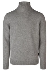 HECHTER PARIS Rollkragenpullover Regular Fit Grau/Hellgrau/Dunkelgrau