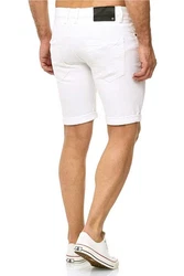 Indicode Shorts KADEN HOLES Weiß/Creme