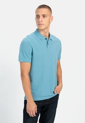 camel active Poloshirt Blau/Hellblau